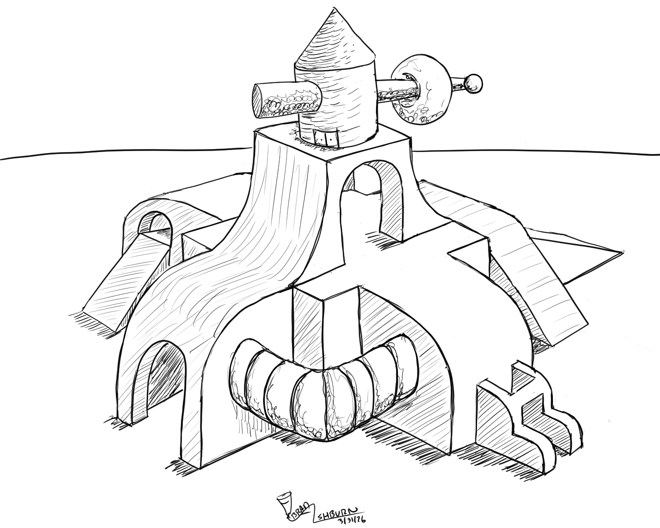 Secret City-style Building