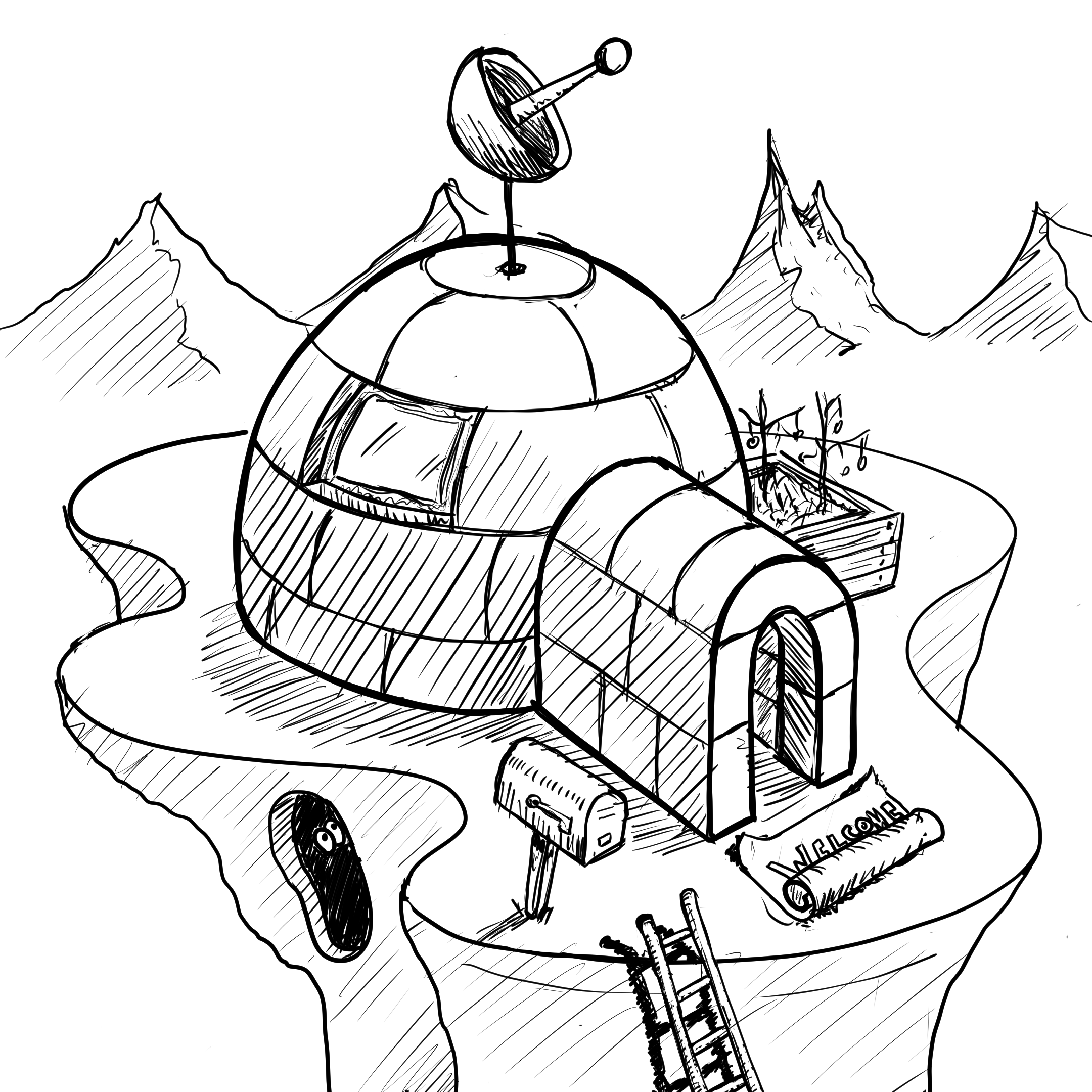 1 Bedroom Igloo with Starlink for AirBnB