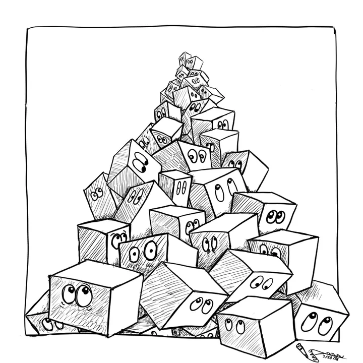 Pile of Cubes