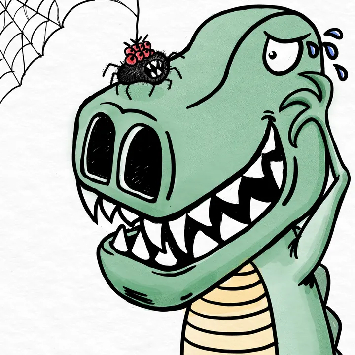 Terrified T. Rex